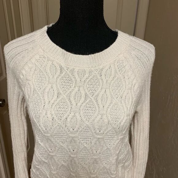 Nicole by Nicole Miller Cable Knit Hi-Lo Top Size XSMALL - Picture 6 of 10